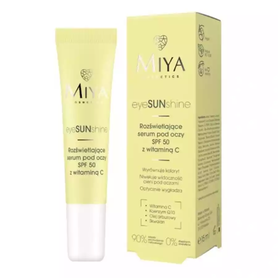 imagen serum iluminador contorno de ojos spf50 eyesunshine miya cosmetics caja