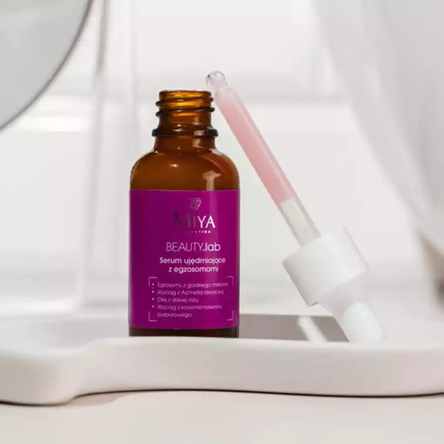 imagen serum reafirmante con exosomas beautylab miya cosmetics bodegon