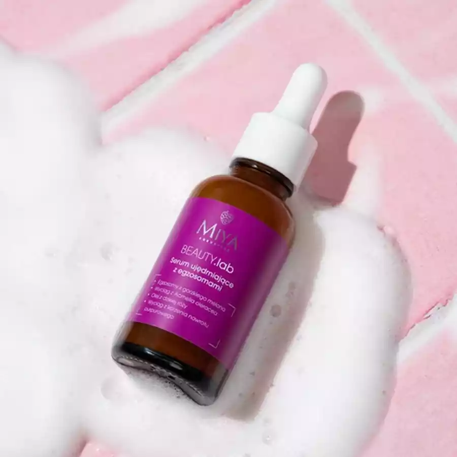 imagen serum reafirmante con exosomas beautylab miya cosmetics espuma